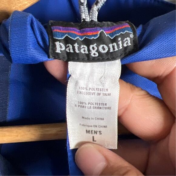 Vintage Patagonia Blue Style Stretch Speed Ascent Jacket Men's Large - Picture 5 of 7
